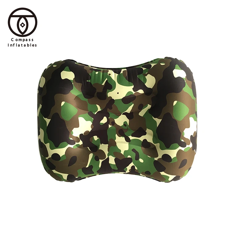 Wholesale custom adjustable ultralight outdoor beach camping compressible plastic air inflatable travel pillow