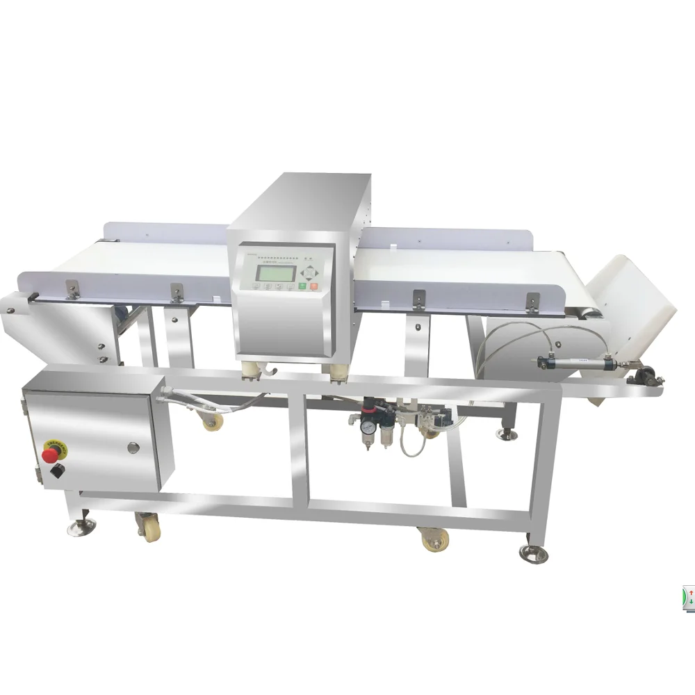 Online fail-safe type alarm metal detector for fishery/spices/food additive/condiments/pharmaceutical/health care products etc JZD-300A