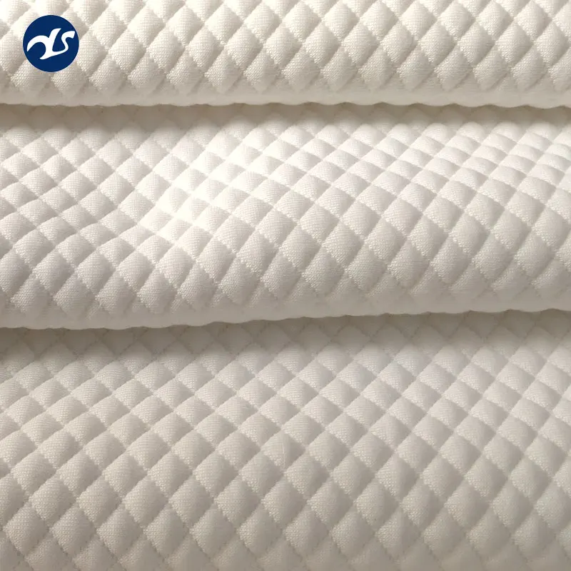 
100% polyester knitted jacquard fabric for mattress air layer fabric 