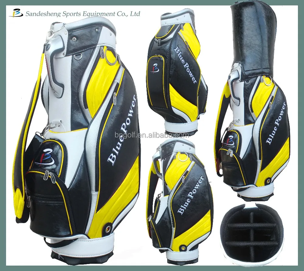 
new design custom made pu golf bag 