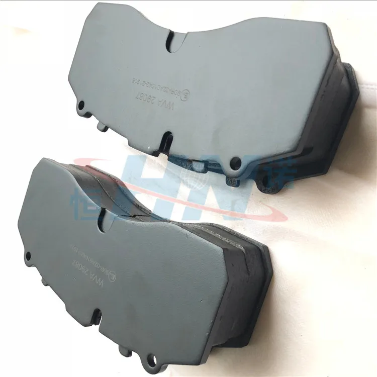 China supplier durable long life truck brake pad for yutong bus spare parts for european trucks  29087