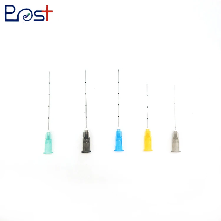 
Beauty Product China Manufacturer Sterilized Micro Tip Blunt Needle Cannula With Scale For Skin Care 