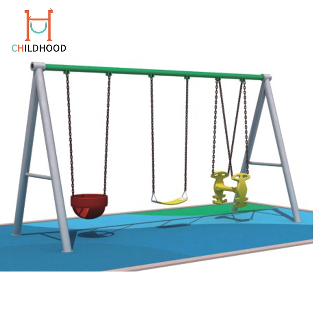 Outdoor garden adult amusement playground swing set