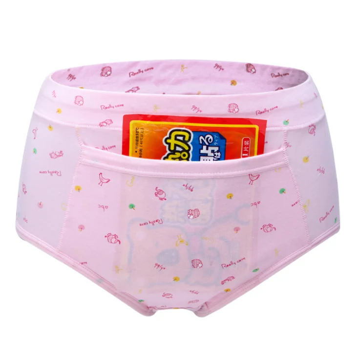 Menstrual period ladies pure cotton menstruation period anti-leakage big aunt sanitary panty