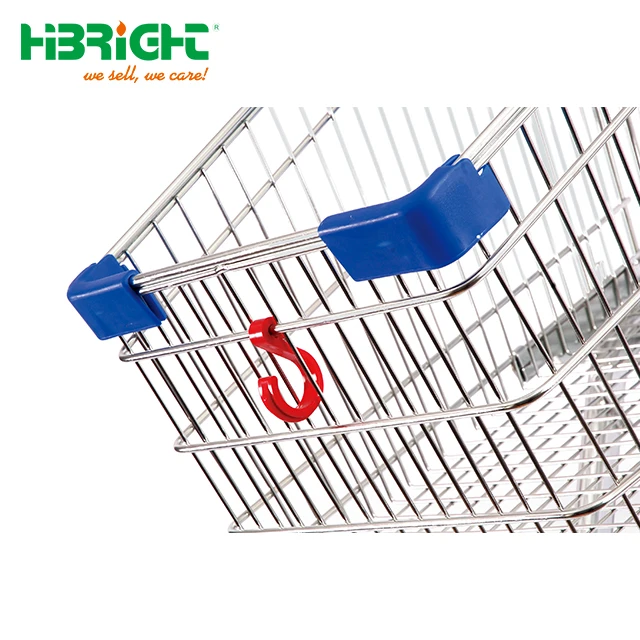 plastic front bag hook for supermarket shopping carts trolleys