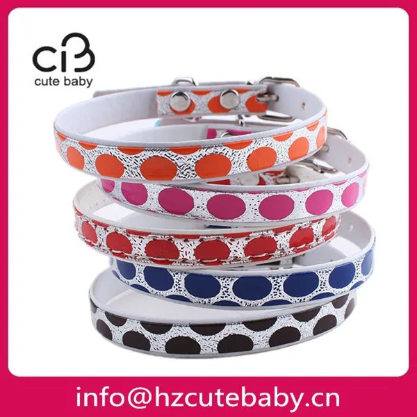 
wholesale price leather cat collars 