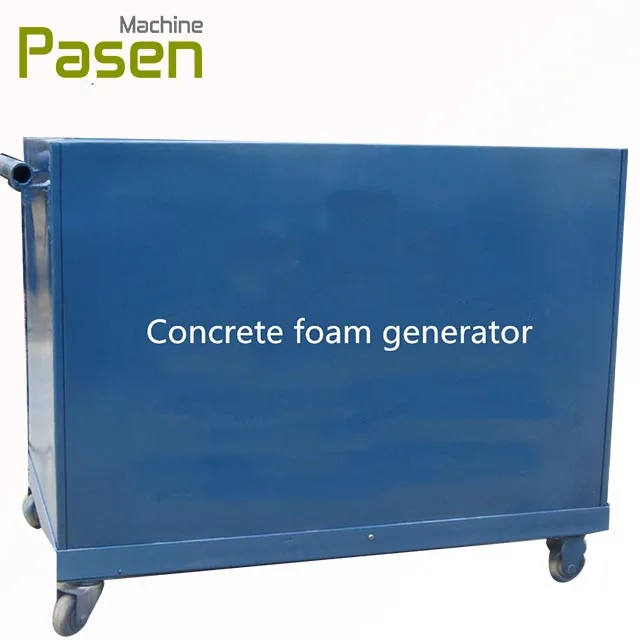 Small concrete foam generator foaming agent and foam generator