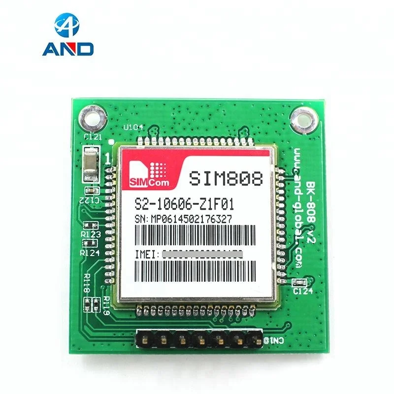 Модульная плата GSM GPS SIM808, основная плата SIM808 с gsm и gps антенной в комплекте