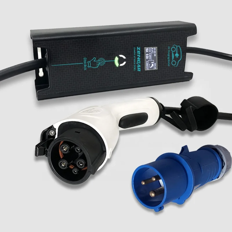 
Заводская цена 7 кВт SAE J1772 EVSE зарядка для автомобиля с европейской вилкой 