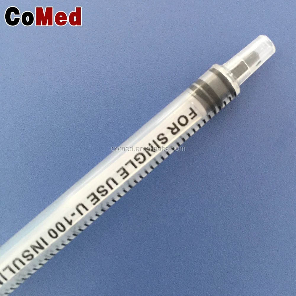 Disposable U-100/U-40 Insulin syringe 1ml