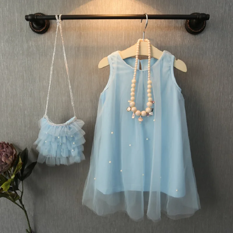 Brand New Sleeveless font b Fancy b font Party Mini Girl font b Dress b font
