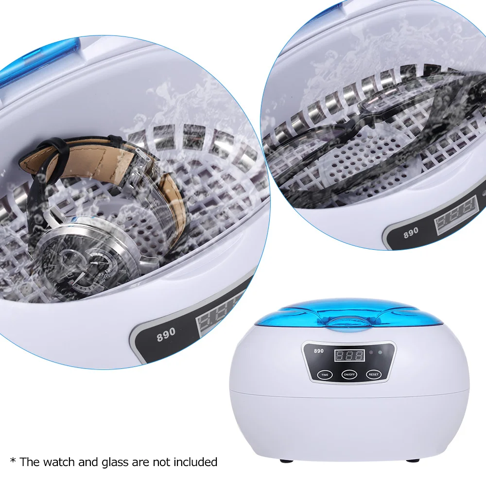 Digital Medical Denture instrument Ultrasonic Cleaner with LCD Display for Jewelry / Watch / Denture