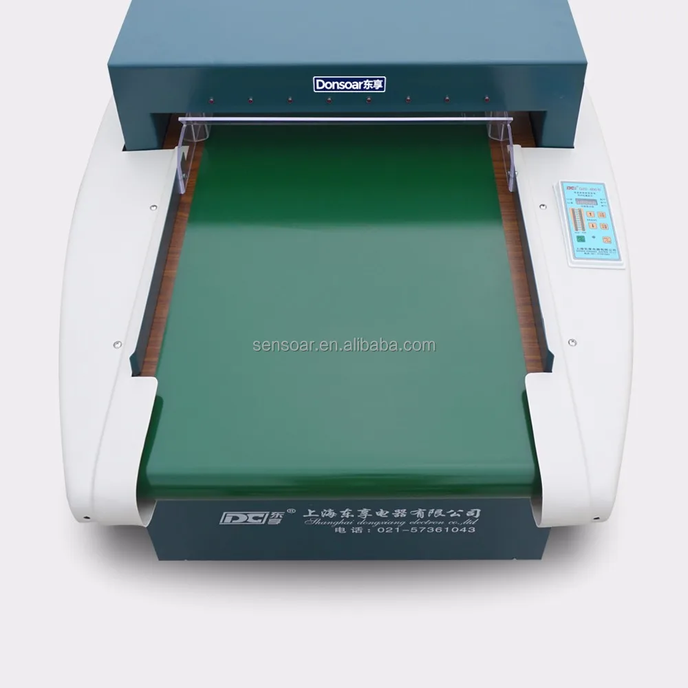 QZD-600 Conveyor belt needle detector metal detector for textile industry
