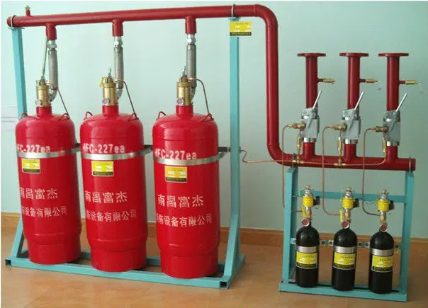 HFC-227ea Clean Agent Gas gas aerosol fire suppression system