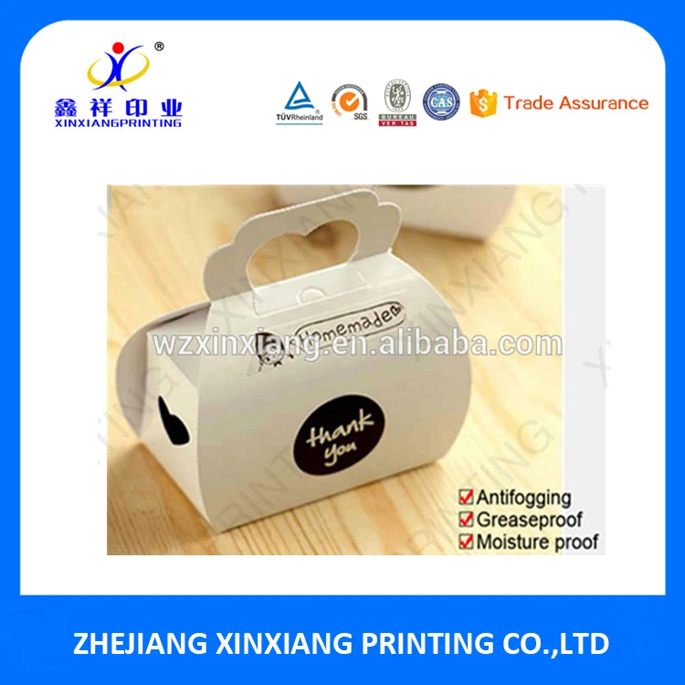 Большое впечатление одноразовые складные маленькие бумажные коробки, коробка обеда бумаги