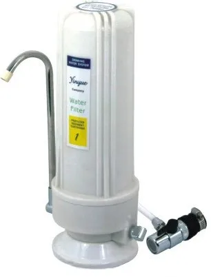 Single Water Filter with double cartridges pp/gac