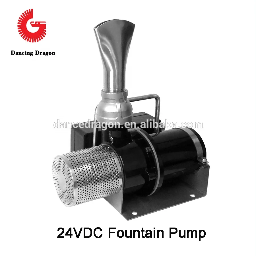 
24VDC 100W DMX512 Electric Water High Pressure Fountain Pump For Submersible Pompa per Cereali Outdoor Indoor Use 