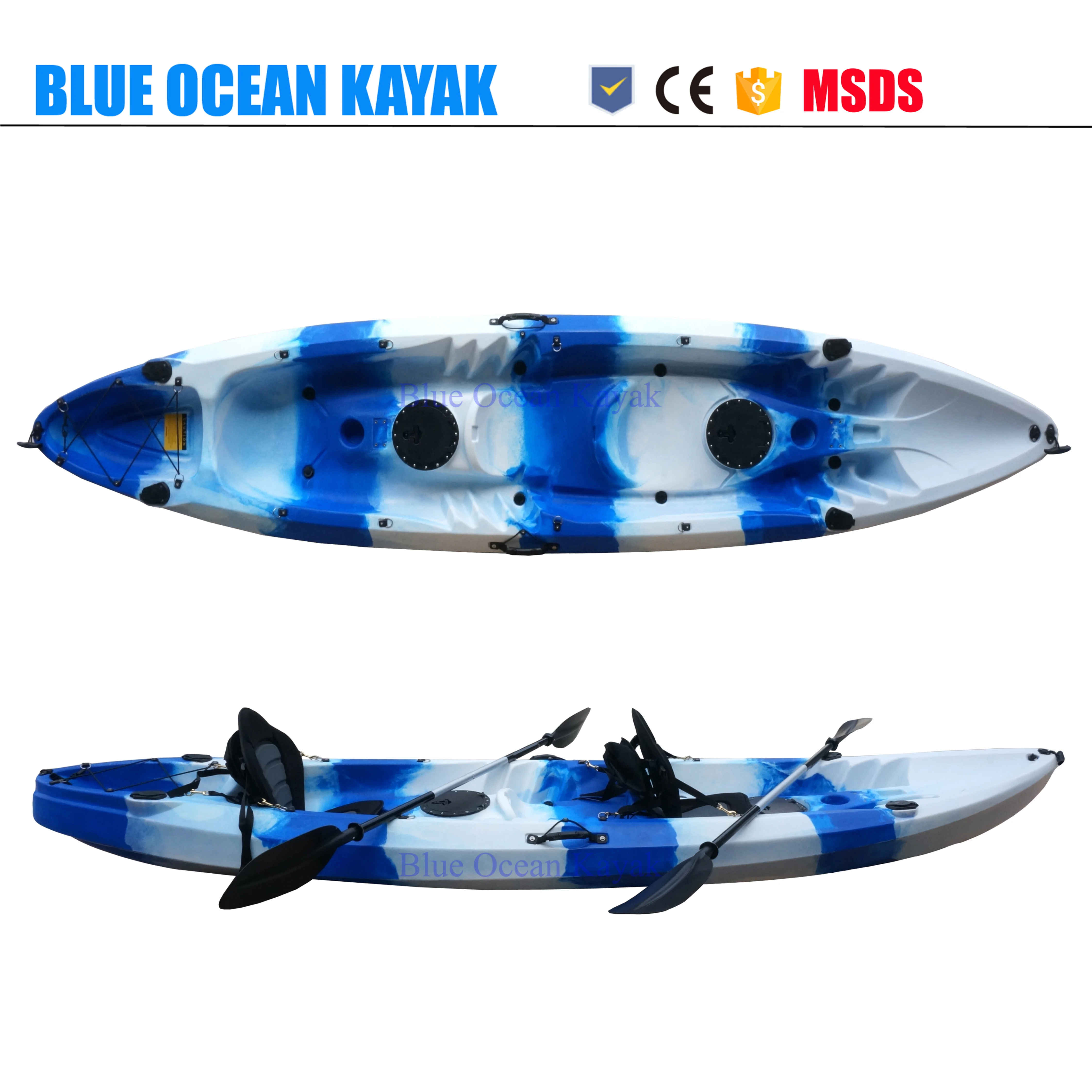 plastic kayak for two person from BLUE OCEAN KAYAK
