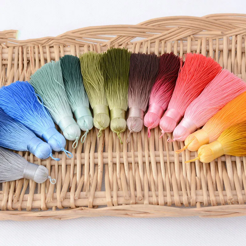 curtain accessories 5 cm nylon gradient small SILK tassel
