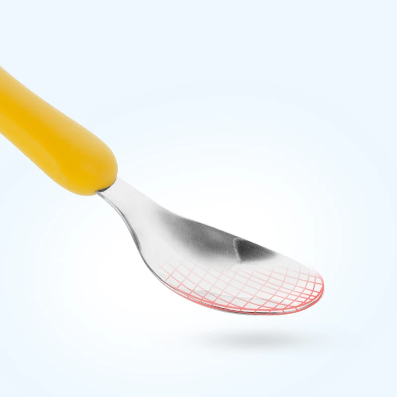 Новый дизайн подарок для детей ложки из нержавеющей стали ножи набор посуды малышей