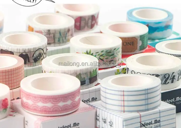 
Infeelme Japanese non-trace zhang regular basic hand tore and paper tape series 15 mm * 7 m travellers pn3457 