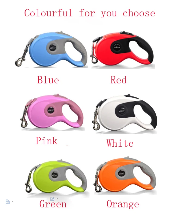 Pet lead leashes automatic telescopic pet traction rope