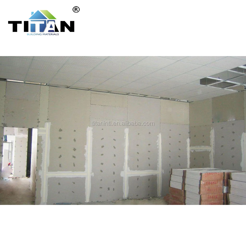 Density of Gyproc Gypsum Board in Guangzhou Pure Gypsum Powder;quality Wood-pulp Paper;fiber Glass;adhesive,etc 7~15.9 Mm