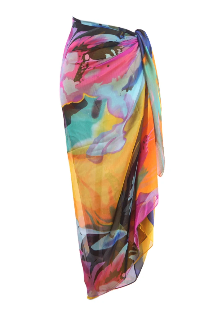 Fashion style summer lady gorgeous beach wear design your own sarong