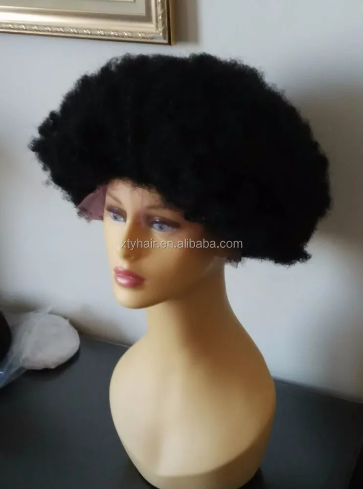 Michael Jackson style afro lace wig 100% human hair full lace wig, lace front wigs black men