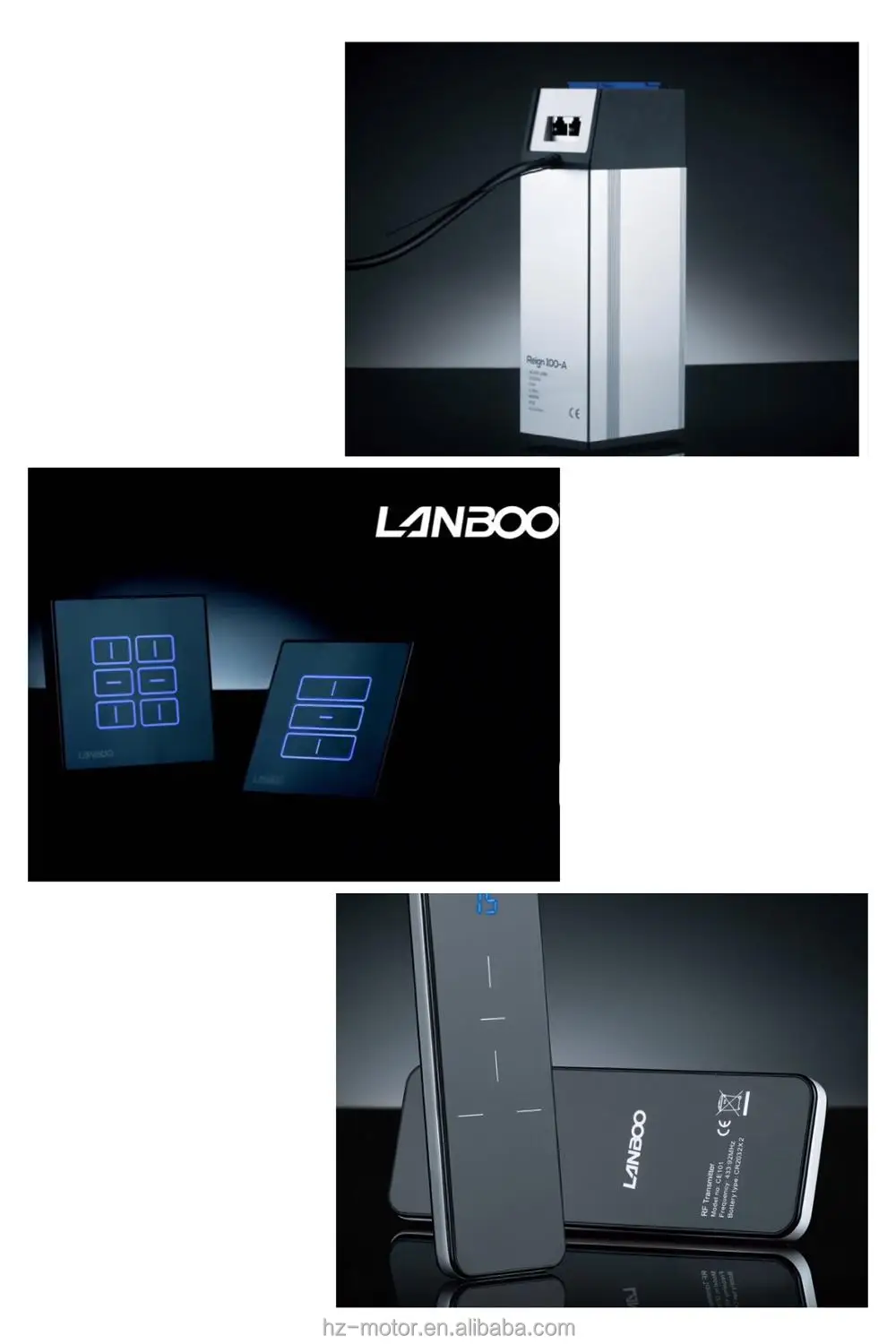 
LANBOO Reign 100 Motorized curtain motor,automatic curtain opener,electric curtain system with CE certification 