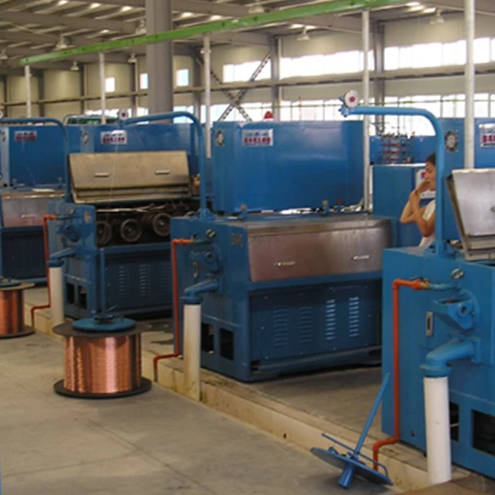 Машина для производства силовых кабелей Машина для тонкой медной проволоки с аннеалером