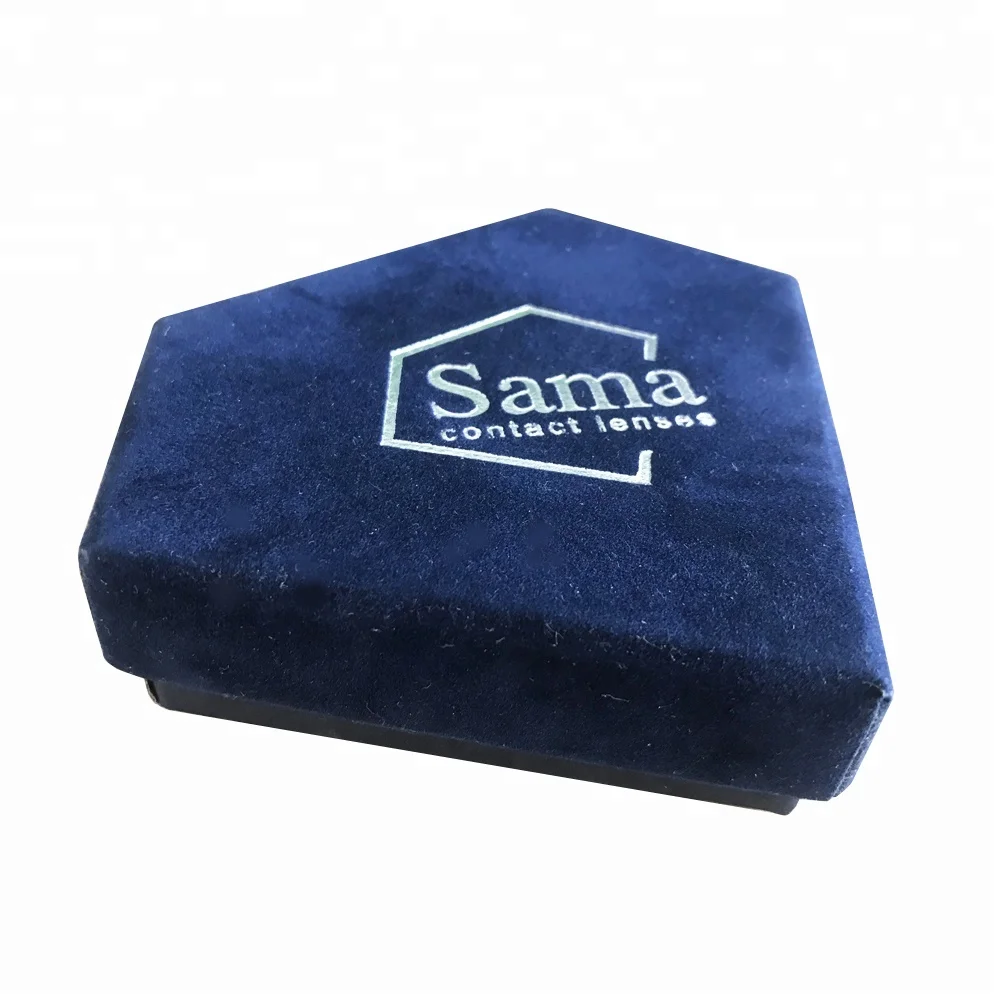 Оптовая продажа, роскошный подарок в форме алмаза на заказ, бархатная Обручальная коробка для колец, ювелирных изделий, свадебные коробки для украшений