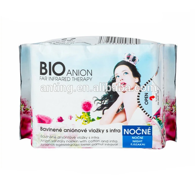 Women's Health Care Anionic Sanitary Napkins