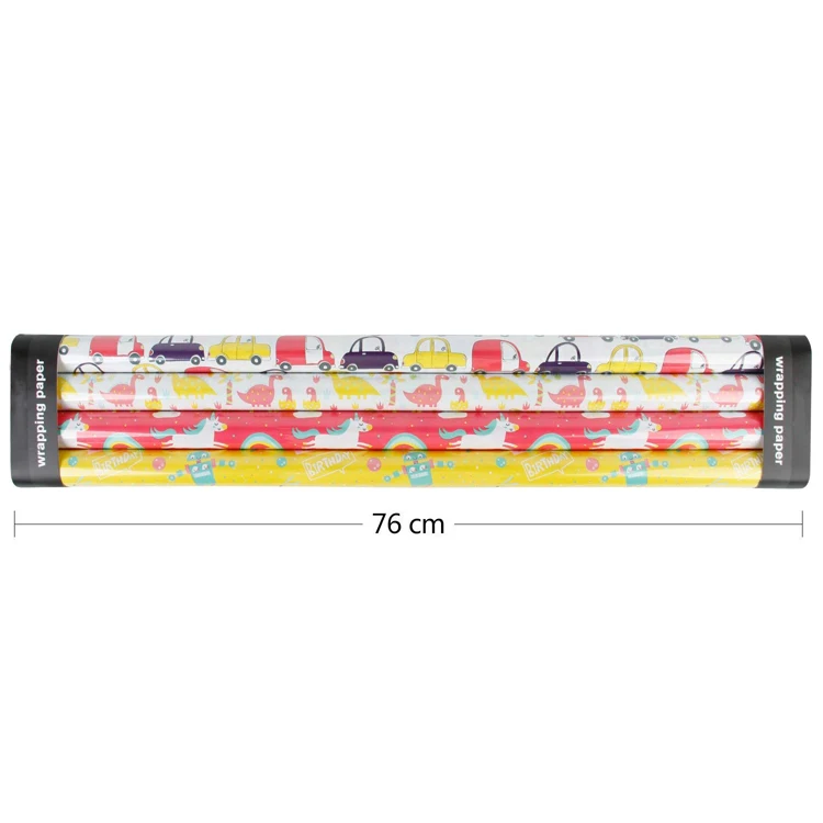 
Chinese Factory Printed Wrapping Paper Roll For Gift Packaging 