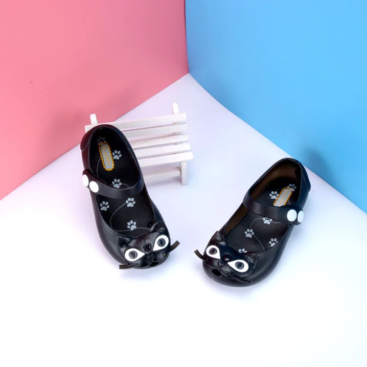 Модная детская обувь принцессы из ПВХ для родителей и детей