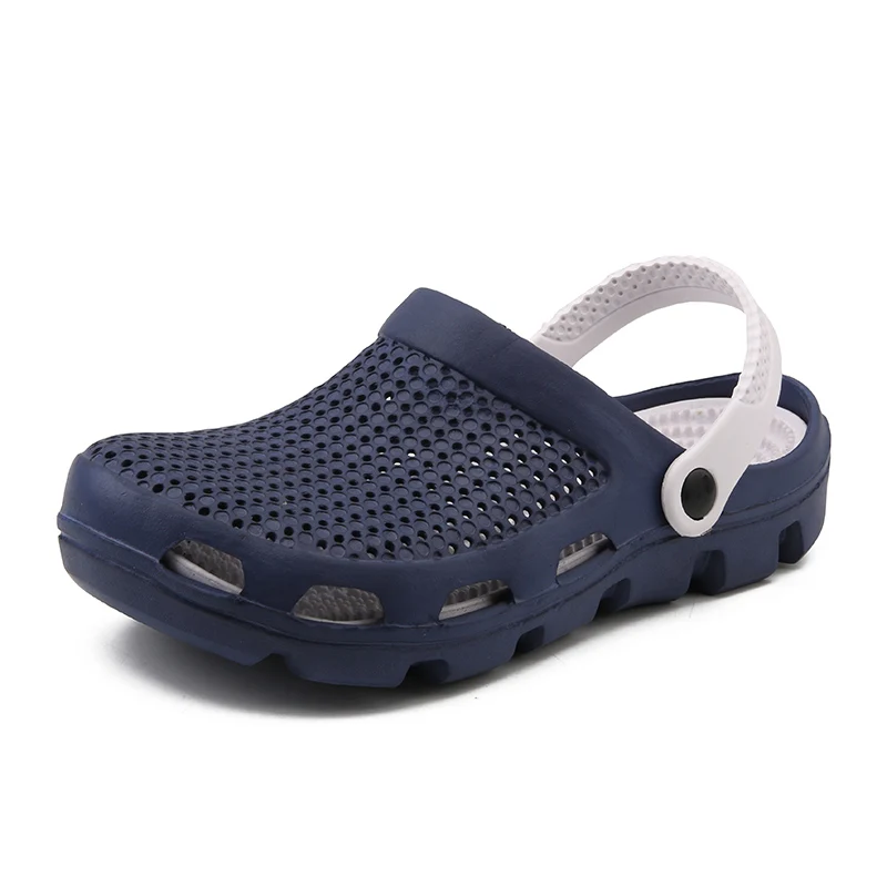 Summer breathable easy slip-on garden shoes comfortable casual outdoor clogs for men