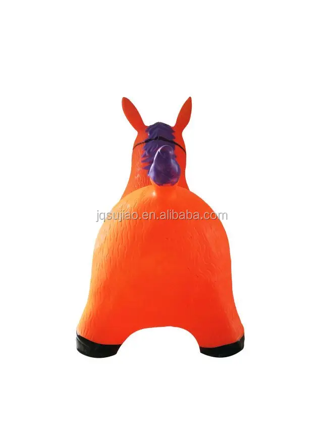 PVC inflatable painting jumping horse with music