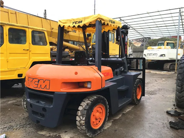 Подержанный вилочный погрузчик FD70 в хорошем рабочем состоянии 7 тонн/Япония, б/у вилочный погрузчик TCM 2,5 t 3t 5t 7 t, вилочный погрузчик tcm 7 T