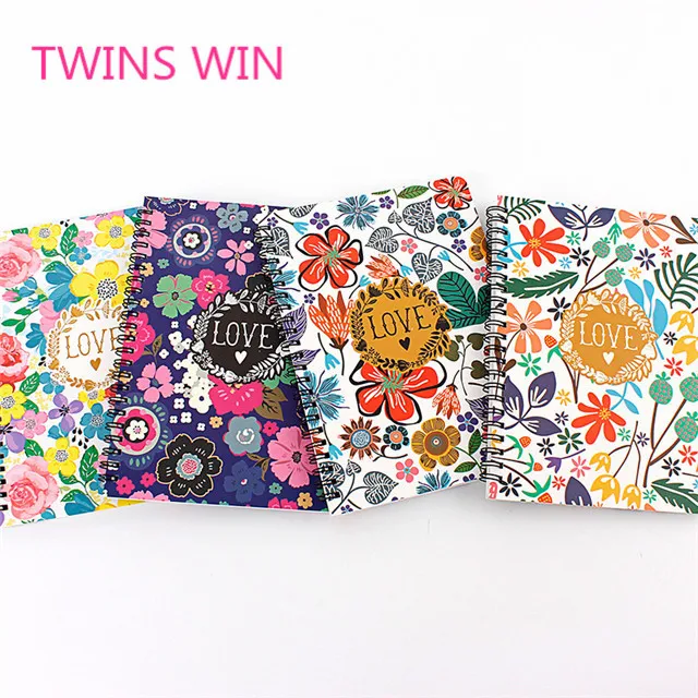 OEM customised stationery set wholesale Canada best selling colorful paper notebooks and spiral notebooks for woman 1195