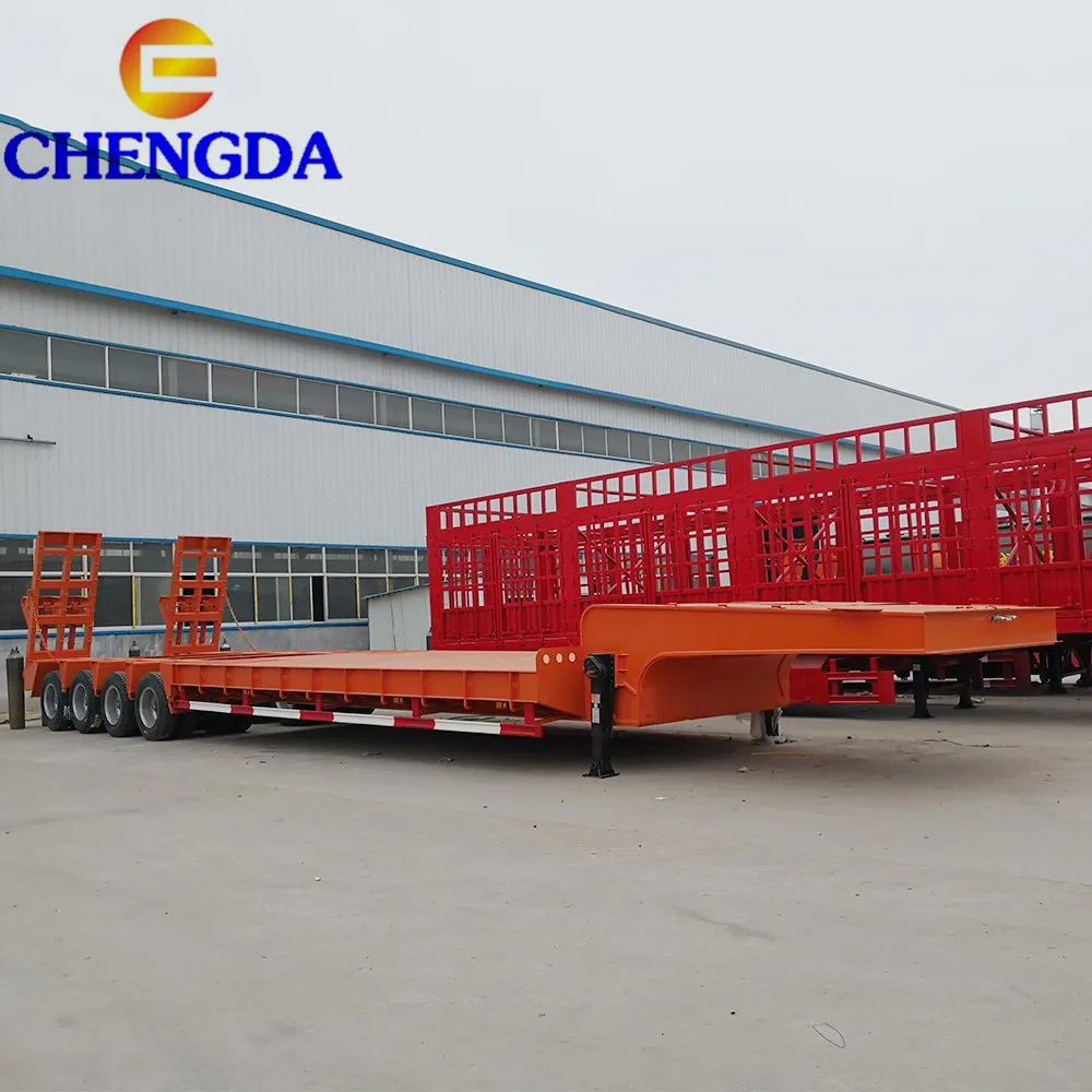 5 line 10 axle 150 ton 180 tons modular lowbed semi trailer