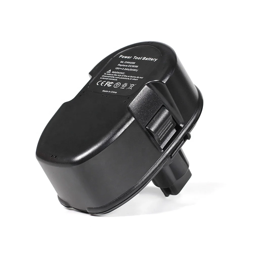 DW9096, DW9098 18V 3Ah Ni-Mh Rechargeable Power Tool Batteries for Dewalt Battery Replacement 18V