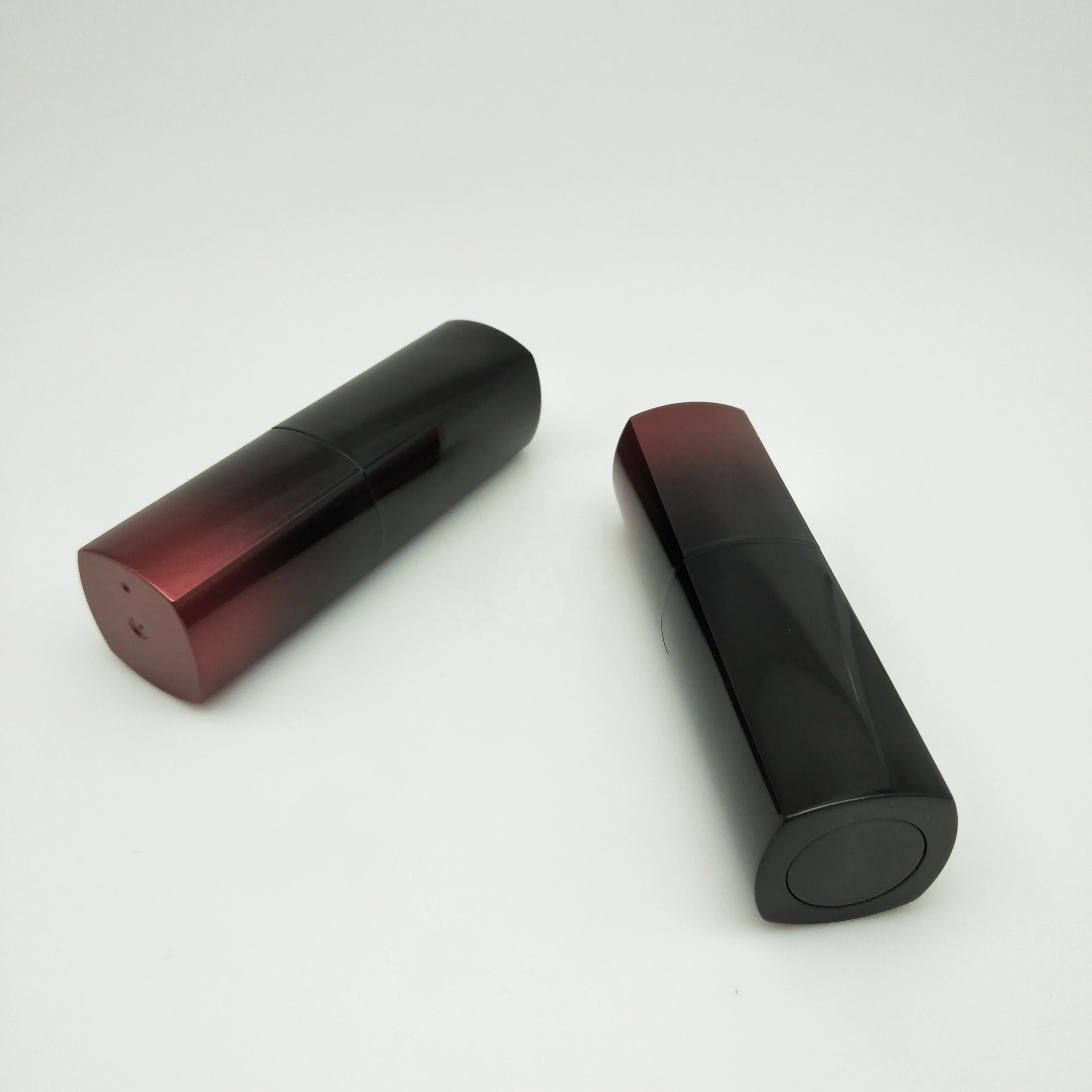 
Newest unique beauty empty square plastic custom printed lipstick tube 