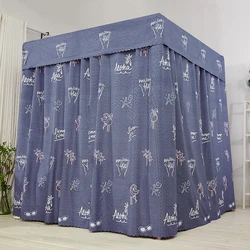 Starry Sky  Luxury Printed Fabric Customize Size Including Mosquito Net stands Fashion Adult Home Bed Curtain
