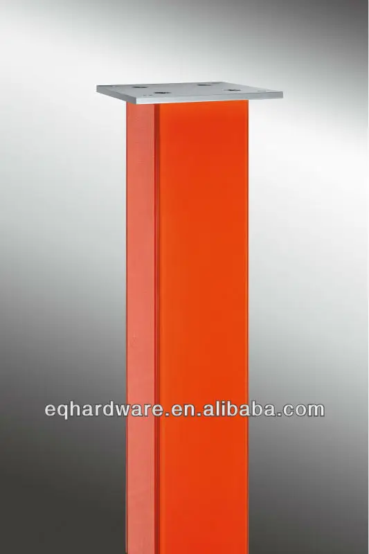 Модно творческий кристалл современное стекло оранжевый таблица ног