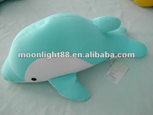 мягкая детская плюшевая игрушка прелестного детёныша дельфина наполненный микрошариками