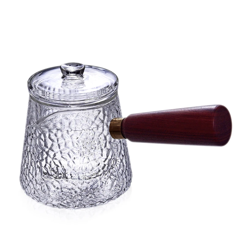 coffee and tea maker With Filter and Wood Handle