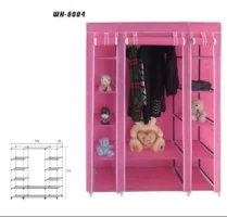 Home storage folding Non-woven fabric portable bedroom wardrobe
