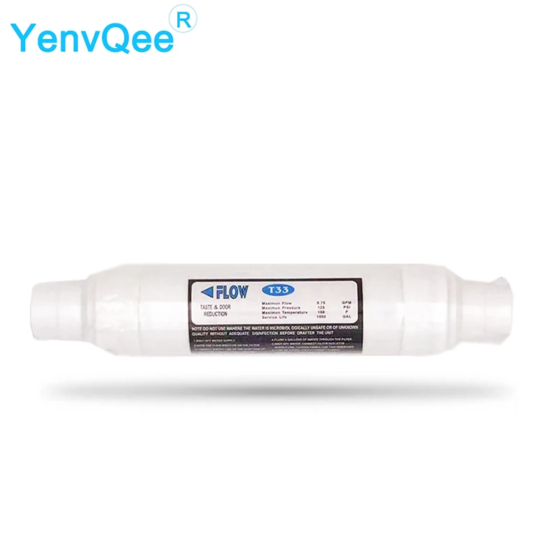 Hot selling t33 activated carbon water filter cartridge for reverse osmosis system