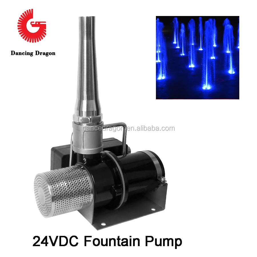 Водяной небольшой фонтанный насос с управлением DMX512