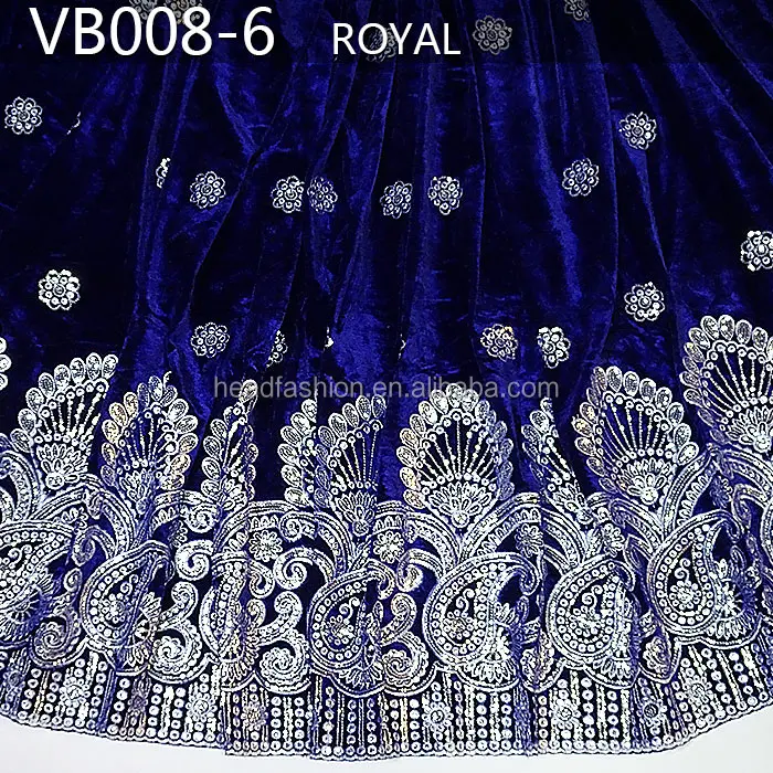 Королевский синий цвет Джордж на бархате обертки шоколада Индии intorica Джордж на бархате VB008-6